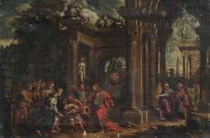 Opstandelsen af ​​Lazarus af Unbekannt Unbekannt